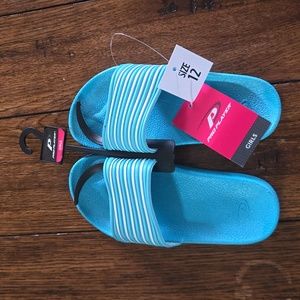 Slide Sandals Sz 12. Girls
